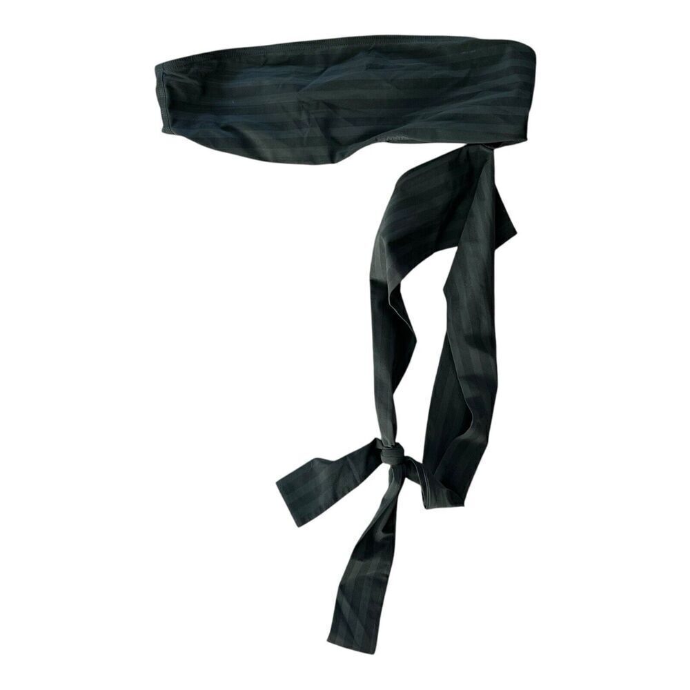 Eres Backgammon Diamond striped bandeau bikini top Size 8